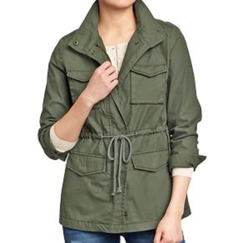 Old Navy Army Green Utility Jacket